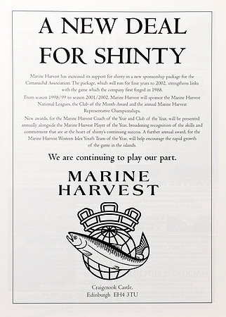 A New Deal For Shinty 1999 Year Book